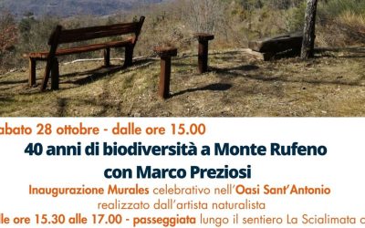 40 anni di biodiversità a Monte Rufeno con Marco Preziosi